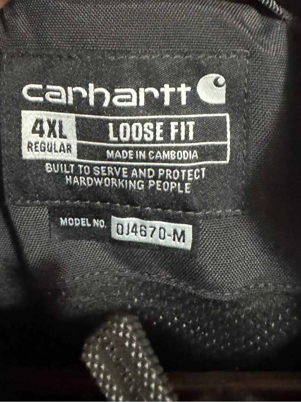 Carhartt water repellent